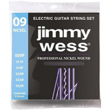 Cuerdas Jimmy Wess P/ Guitarra Electrica Nickel 09-42 Wn1009