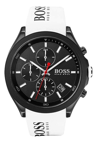 Reloj Hugo Boss Hombre Acero Silicon Blanco Mod 1513718 S007