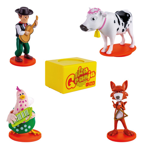 La Granja De Zenón Coleccion - Figuras + Parlante + Libritos