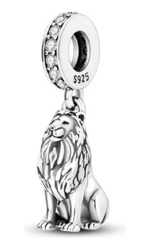 Dije Charm Pandora Leon Rey De La Selva Plata S925 Original