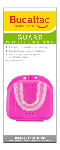  Bucal Tac Guard Protector Bucal Kids Con Estuche Niños 