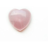 Piedra Tallada En Cuarzo Rosa Con Forma De Corazón