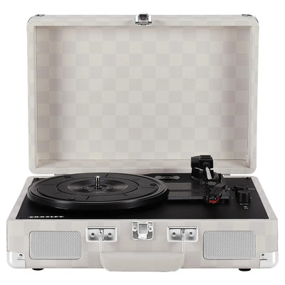 Tocadiscos De Maleta Vintage Con Tocadiscos De 3 Velocidades