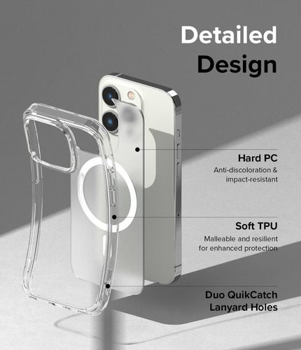 Funda Transparente Aro Magnético Para Celulares Apple iPhone