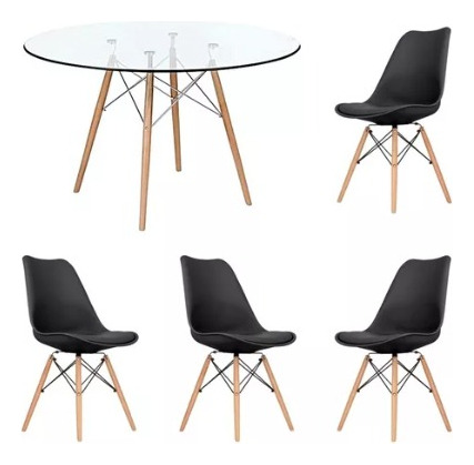 Juego De Mesa Y Sillas - Eames