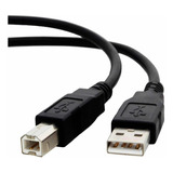 Cabo De Impressora Usb 2.0 Universal Para Epson Hp Samsung Cor Preto