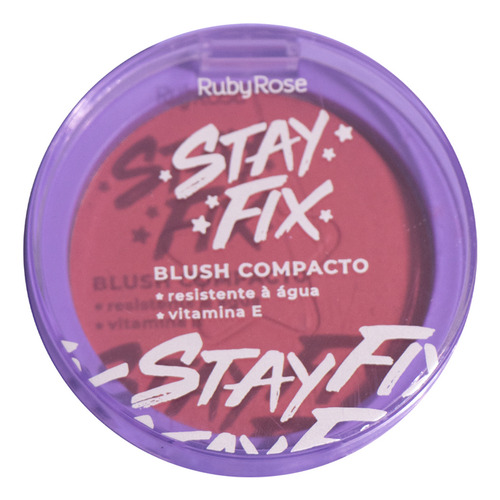 Rubor Blush Compacto Stay Fix Ruby Rose