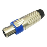 Ficha Conector Speakon Metalica 4 Pines M-83