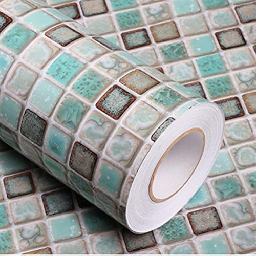 Papel Tapiz Adhesivo De Mosaico Papel Tapiz Autoadhesivo Gru