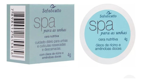  Spa Cera Nutritiva Para Unhas 4g - Sofisticato