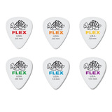 Picks Para Guitarra Dunlop Tortex Flex Standard X6 Unidades