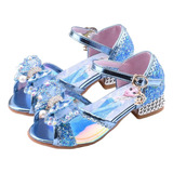 Zapatos De Tacón Alto Frozen Summer Princess Elsa Para Niños