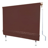 Toldo Cortina Marrom - 2,80m X 1,50m - Kit Completo