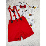 Roupa De Menino Mickey Mouse Festa Promoçao