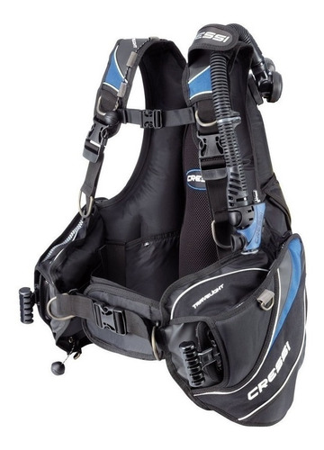 Chaleco Buceo Cressi Bcd Travelight Negro/ Azul