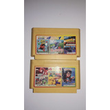 Lote 8 Jogos Em 2 Cartuchos Nes Famicom E Clones 60 Pinos