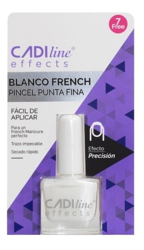 Blanco French Pincel Punta Fina - Precisión Cadiline Lfme