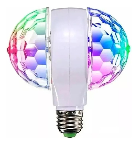 Lampara Foco Luces Fiesta Led Giratoria Color Rgb Boliche