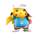 Ropa De Camuflaje, Mezcla De Figuras De Pokemon Pika Chu,