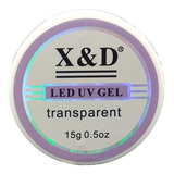 Kit 2un Gel Xed Alongamento Unha Gel Transparente 15g Oferta