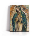Virgen De Guadalupe - Lienzografía 50x70cm Cuadro Religioso