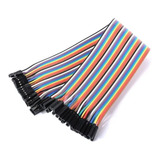 Cable Protoboard 40vias Hembra Hembra Color Dupont 20cm