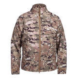 Chaqueta De Forro Polar Cálido Para Hombre C, Suave, Camufla