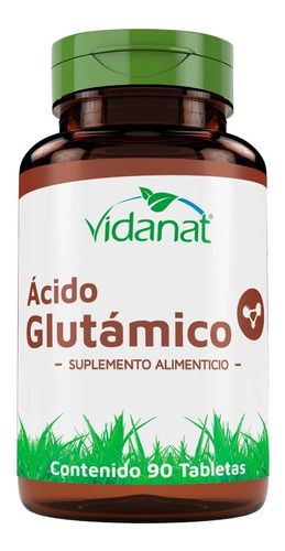 Acido Glutamico 90 Tab-vidanat