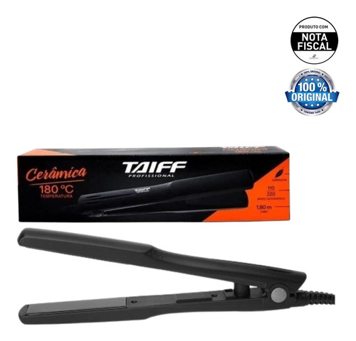 Prancha Taiff Cerâmica De Cabelo Com 180 Graus Envio 24h