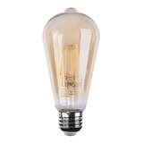 Foco Edison Vintage Led 4w Bulbo Vidrio Ambar Maxxi