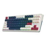 Teclado Fl Esports, Blanco/bluetooth/compacto