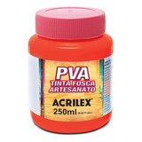 Tinta Fosca Pva 250ml Para Artesanato Acrilex Escolha A Cor