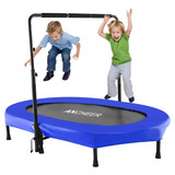 Mini Trampolin Para Niños Pequeños Con Asa Ajustable Trampol