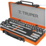 Juego De 19 Piezas 1/2 Truper Dados Autocle Kit Oferta 13936