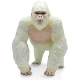 Gran Gorila Albino Juguetes King Kong Blanca Realista P...