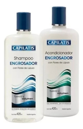 Combo Capilatis Engrosador Shampoo - Enjuague 410ml