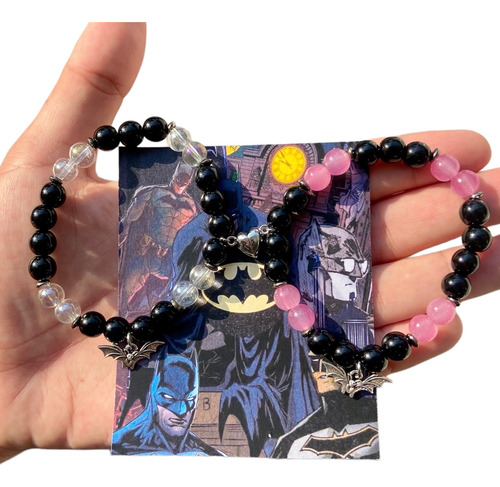 Pulseras Parejas De Batman Novios Amistad Amor Regalo