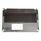 Teclado Asus N56 N56v N76 G550 Negro Iluminado Con Carcasa