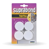 Topetina Circular Blanca Suprabond Adhesiva 4u Original 