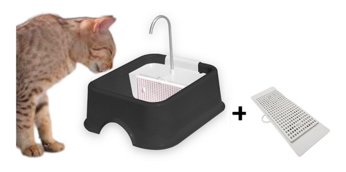 Kit Bebedouro Fonte Automático Cães Gatos Água Joy + Refil