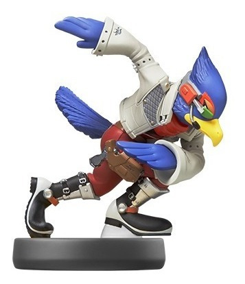 Amiibo Falco Nuevo Caja Dañada O Maltratada