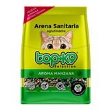 Arena Aglutinante Gato Top K9 2 Kg Color Manzana