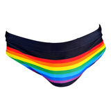 Traje De Baño Hombre Playa Bikini Bañador Pride Arcoiris