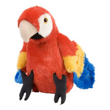 Peluche Guacamaya Roja Escarlata Wild Republic Cuddlekins