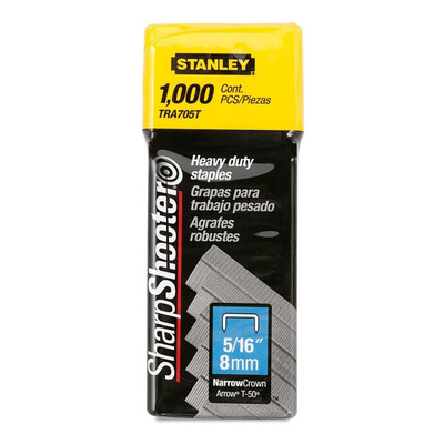 Grapas Para Engrapadora Industrial Stanley Tra705t 5/16 X 1000 Unidades