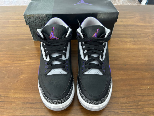 Tênis Nike Air Jordan 3 Retro 'court Purple' Seminovo