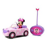 Jada Toys Disney Junior Minnie Mouse Roadster Rc Car, 7 Rosa