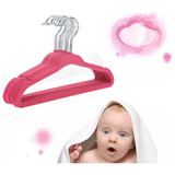 Perchas Antideslizantes Rosa Kids  X10 Economica