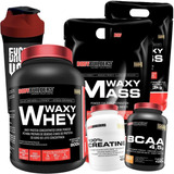 Combo Whey Proten + Wazy Mass + Bcaa + Creatina + Shaker