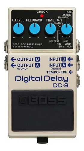 Pedal De Efeito Digital Delay Boss Para Guitarra Dd-8